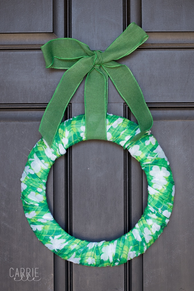 Easy St. Patrick's Day Wreath