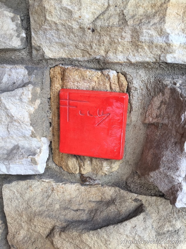 Frank Lloyd Wright Signature-Plaque at Kentuck Knob