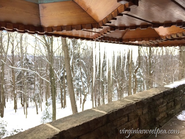 Kentuck Knob Woodwork - A Frank Lloyd Wright designed home in PA