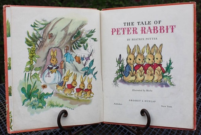 1942 The Tale of Peter Rabbit Book - Want to read the story and see the illustrations? It's all here! virginiasweetpea.com