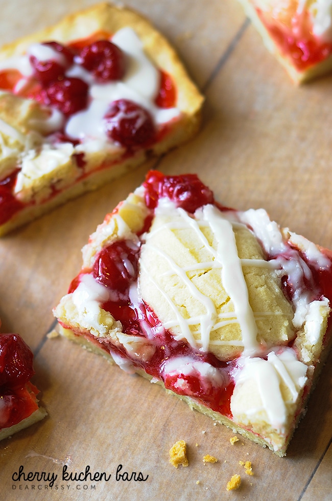 Cherry Kuchen Bars