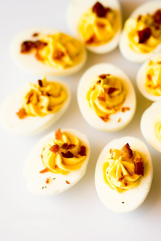 Bacon Ranch Deviled Eggs