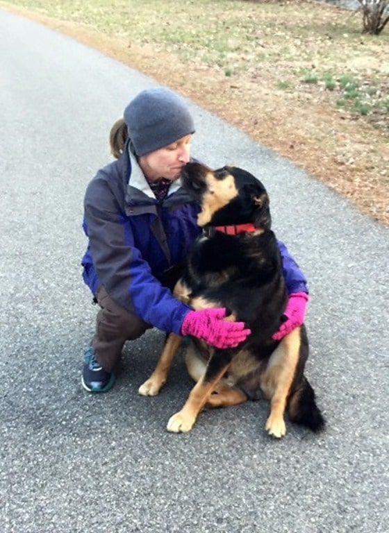 Sherman Skulina kissing mama