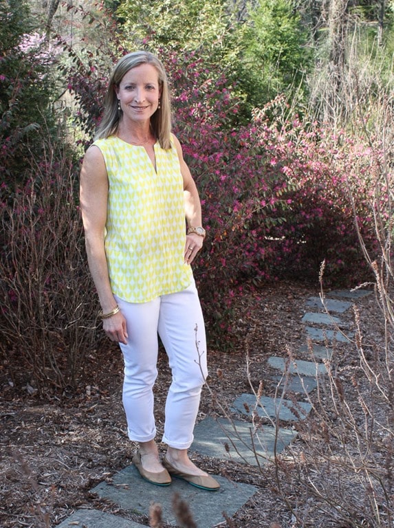 Stitch Fix Review for April 2017 - Pixley Meryl Split Neck Blouse - virginiasweetpea.com