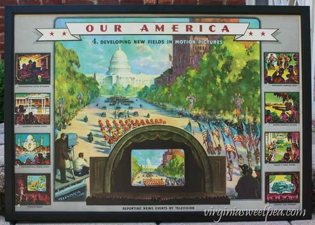 1943 Our America Vintage Posters Set - These vintage posters were distributed by Coca Cola and were used in classrooms during and after WWII.