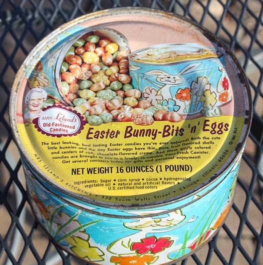 Mrs. Leland's Candy Tin from the early 1960's - virginiasweetpea.com