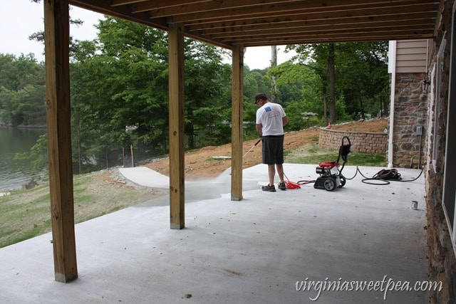 SML Patio and Walkway Progress