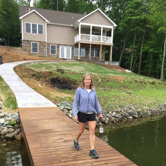 Smith Mountain Lake House Update–Patio and Walkway–Part II