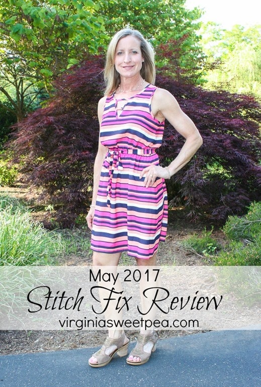 May 2017 Stitch Fix Review -The fashions received this month are perfect for spring and summer! virginiasweetpea.com
