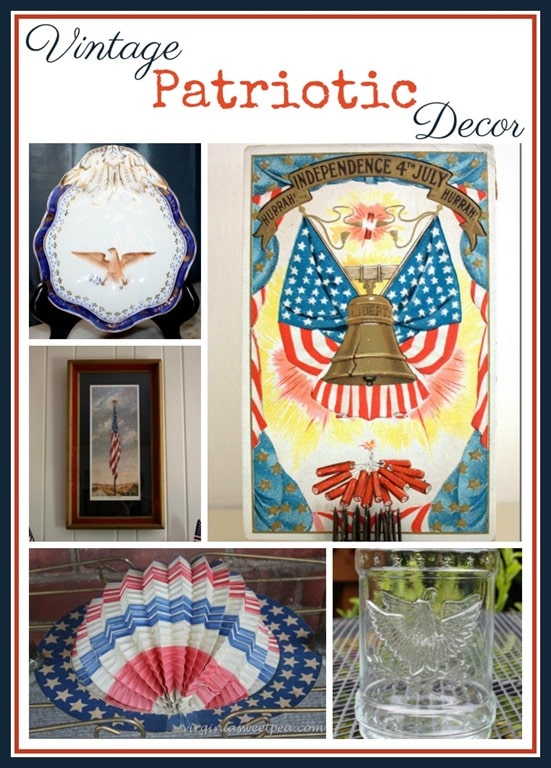 Vintage Patriotic Decor - Many of these collectibles are 100 years old! virginiasweetpea.com