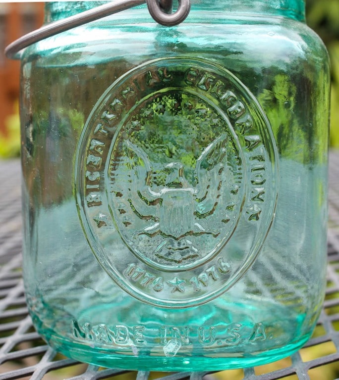 1976 Bicentennial Ball Jar - virginiasweetpea.com