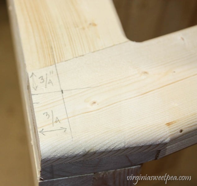 How to Make a DIY 2x4 Porch Swing - Get the step-by-step directions at virginiasweetpea.com