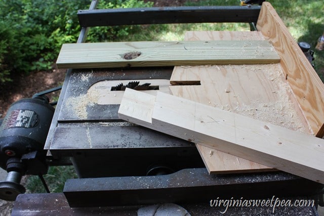 How to Make a DIY 2x4 Porch Swing - Get the step-by-step directions at virginiasweetpea.com