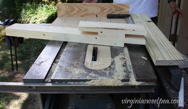 How to Make a DIY 2x4 Porch Swing - Get the step-by-step directions at virginiasweetpea.com