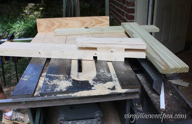 How to Make a DIY 2x4 Porch Swing - Get the step-by-step directions at virginiasweetpea.com