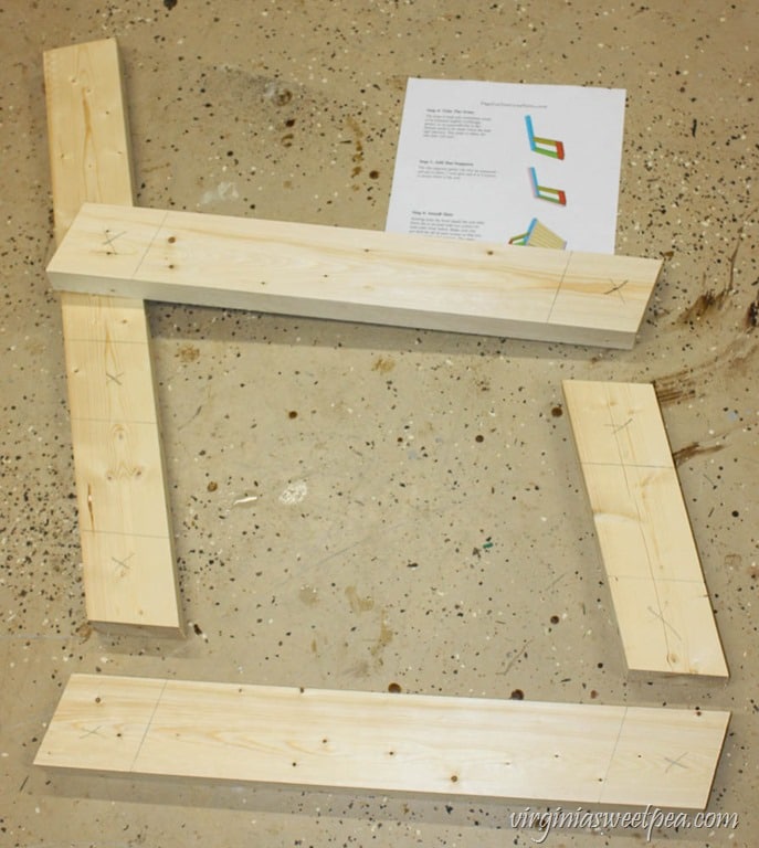 How to Make a DIY 2x4 Porch Swing - Get the step-by-step directions at virginiasweetpea.com