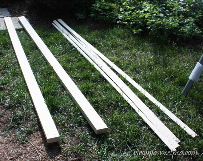 How to Make a DIY 2x4 Porch Swing - Get the step-by-step directions at virginiasweetpea.com