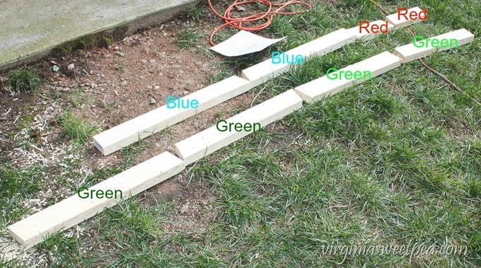 How to Make a DIY 2x4 Porch Swing - Get the step-by-step directions at virginiasweetpea.com