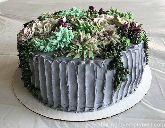 How to Make a Succulent Cake