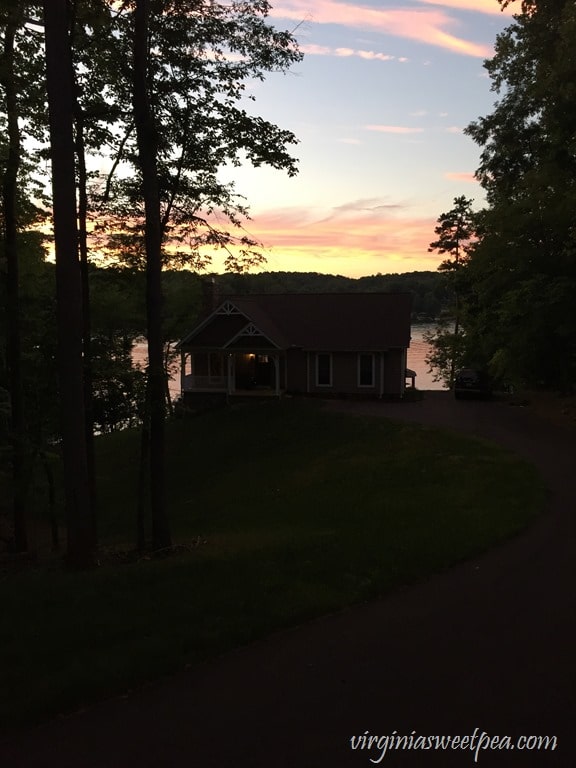 Sunset at Smith Mountain Lake