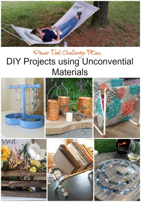 DIY Projects Using Unconventional Materials - Get ideas for projects that you can make for your home using unconventional supplies. virginiasweetpea.com