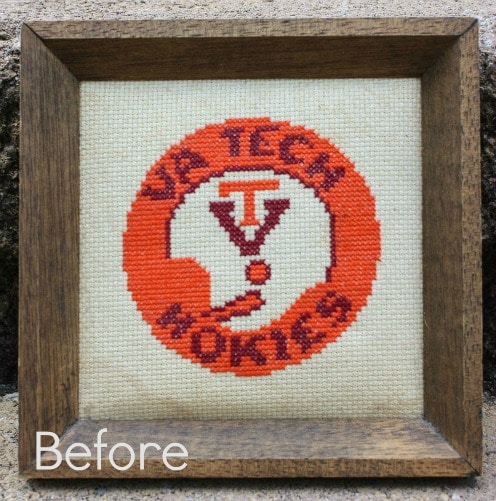 How to Clean a Cross Stitch Picture