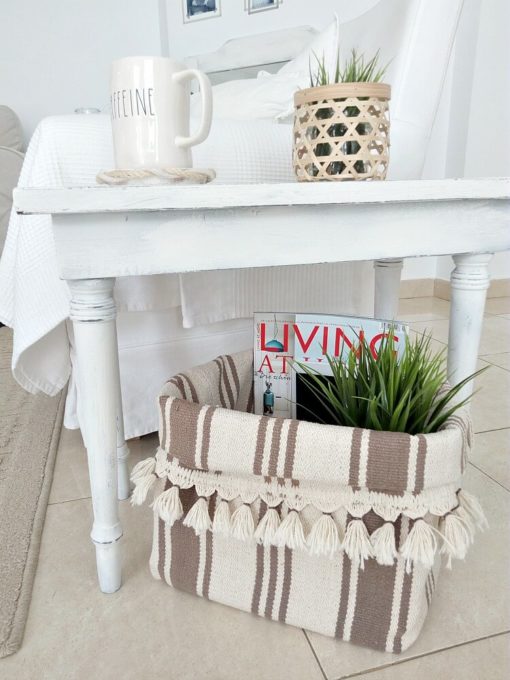 How to Make a Basket Using Two Rugs