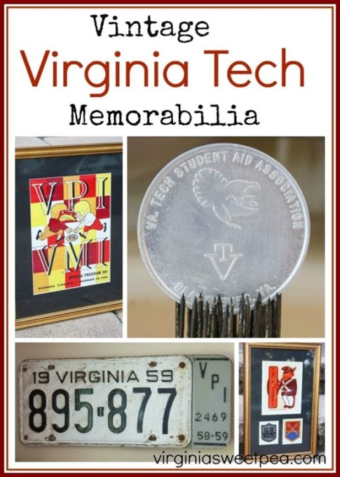 Vintage Virginia Tech Memorabilia - A collection of vintage Hokie memorabilia all in one spot. virginiasweetpea.com