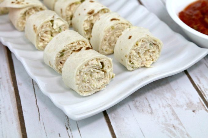 Easy Chicken Salad Pinwheels