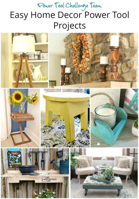 Easy Home Decor Power Tool Projects