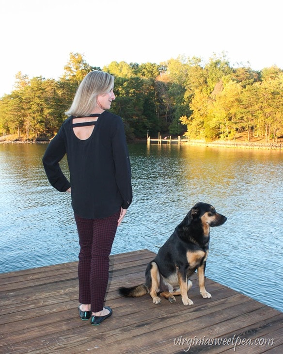 Stitch Fix Review for October 2017 - 41Hawthorn Sena Bar Back Blouse - virginiasweetpea.com