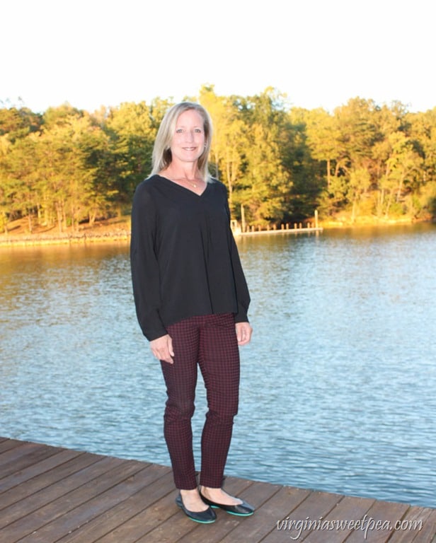 Stitch Fix Review for October 2017 - 41Hawthorn Sena Bar Back Blouse - virginiasweetpea.com