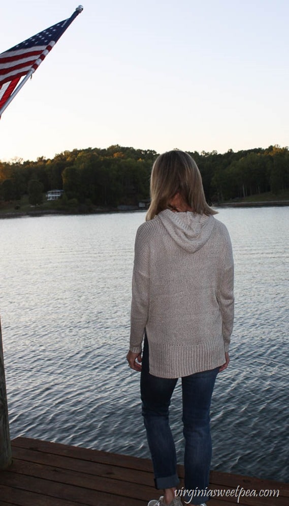Stitch Fix Review for October 2017 - RD Style Huggins Cable Knit Detail Pullover - virginiasweetpea.com