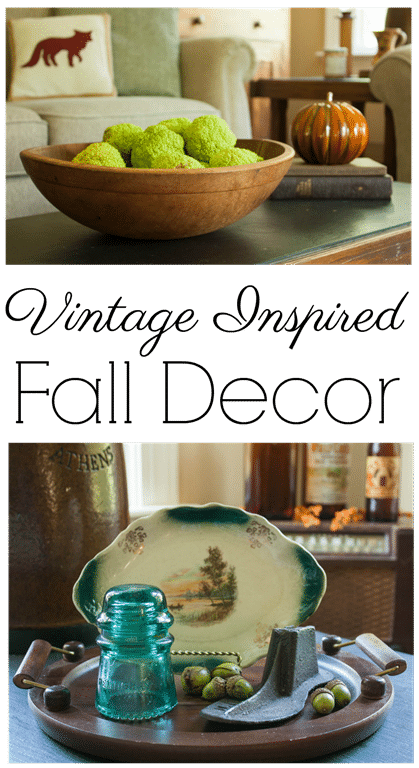 Vintage Inspired Fall Decor - Sweet Pea