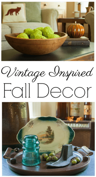 Vintage Inspired Fall Decor - virginiasweetpea.com