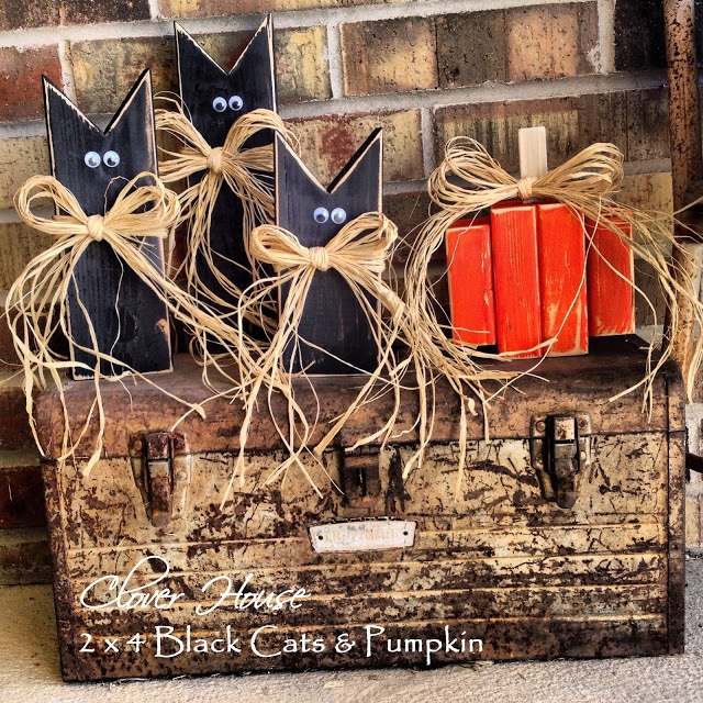 Easy 2x4 Halloween Crafts