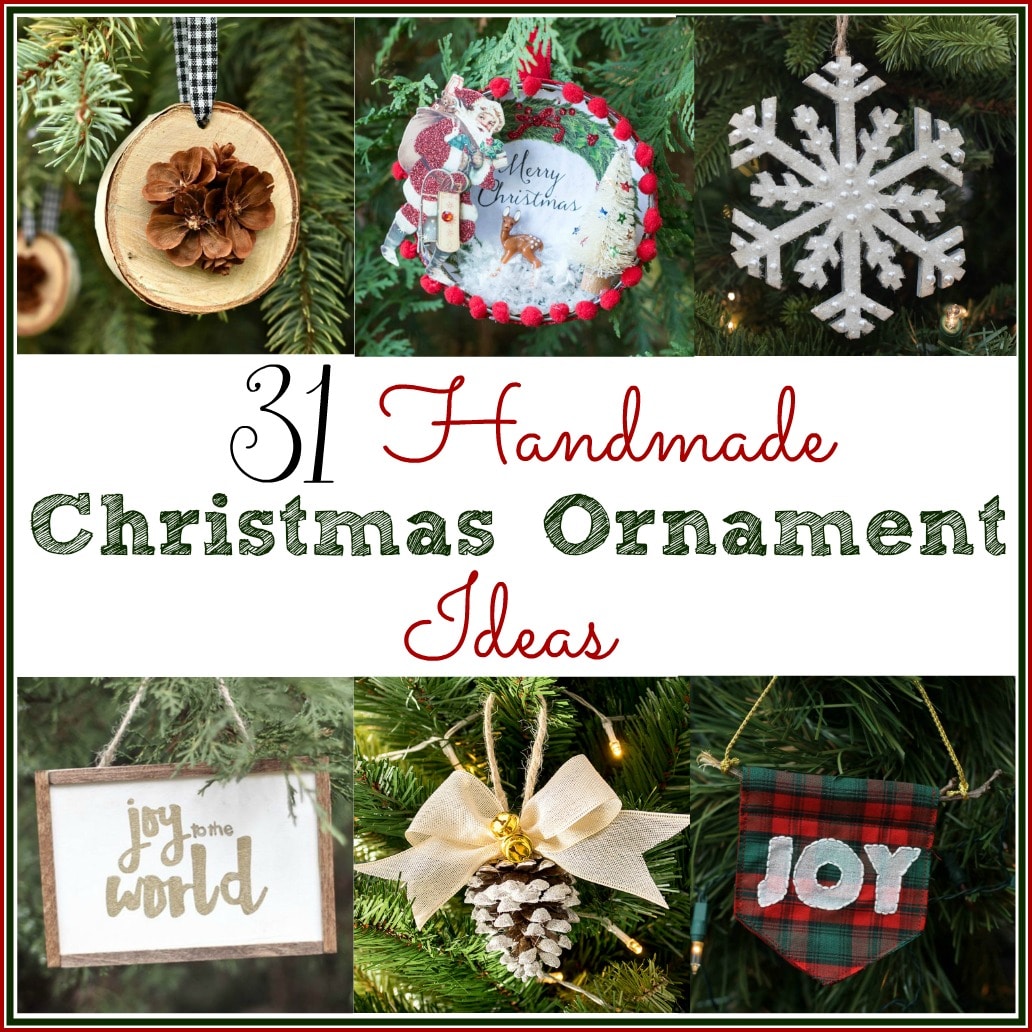 31 Handmade Christmas Ornament Ideas