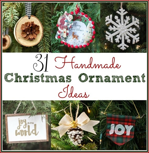31 Handmade Christmas Ornament Ideas - Get 31 Ideas for Ornaments to Make for Your Christmas Tree. virginiasweetpea.com