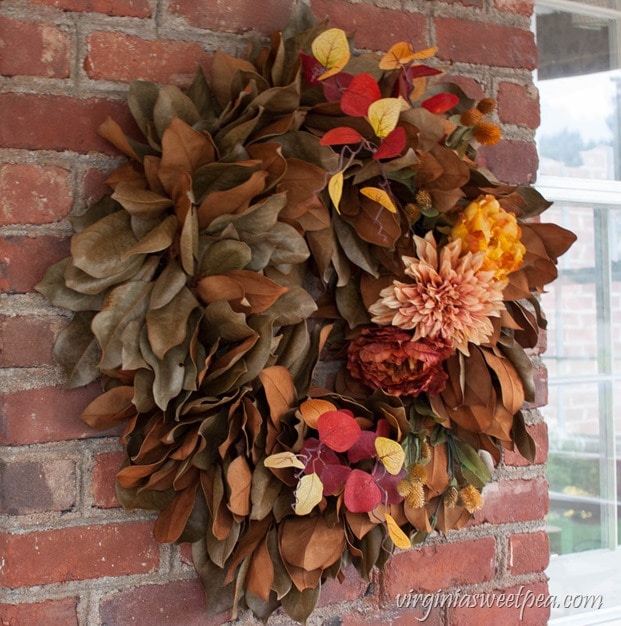 Magnolia Wreath for Fall