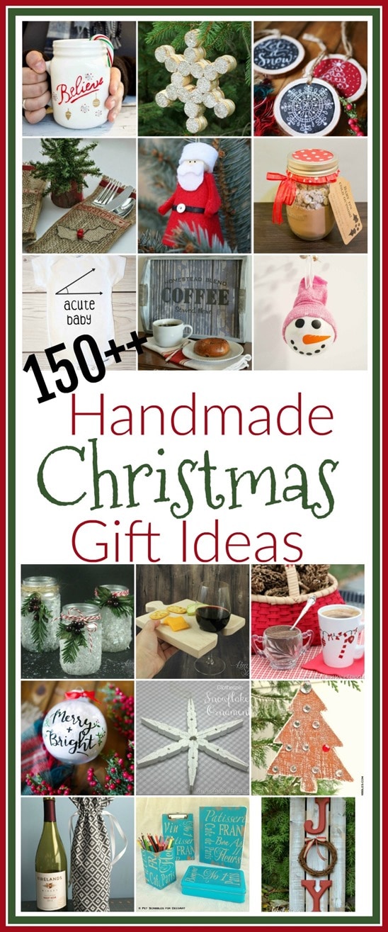 Handmade Christmas Gift Ideas - Get over 150 ideas for gifts that you can make for holiday giving. virginiasweetpea.com