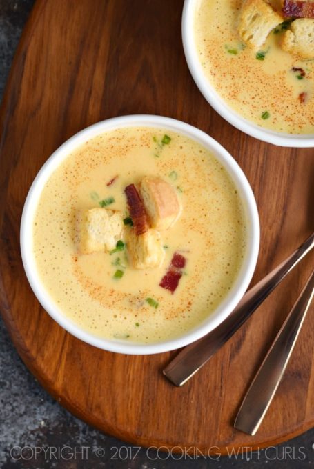 Instant Pot Cheddar Ale Soup