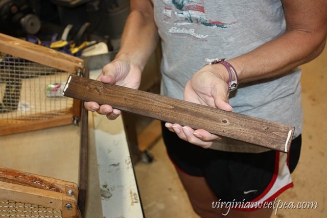 Step-by-Step Tutorial for Making a Basket Using Two Vintage Tennis Rackets - virginiasweetpea.com