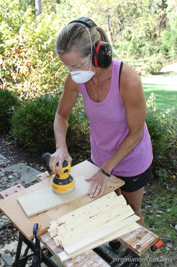 Step-by-Step Tutorial for Making a Basket Using Two Vintage Tennis Rackets - virginiasweetpea.com