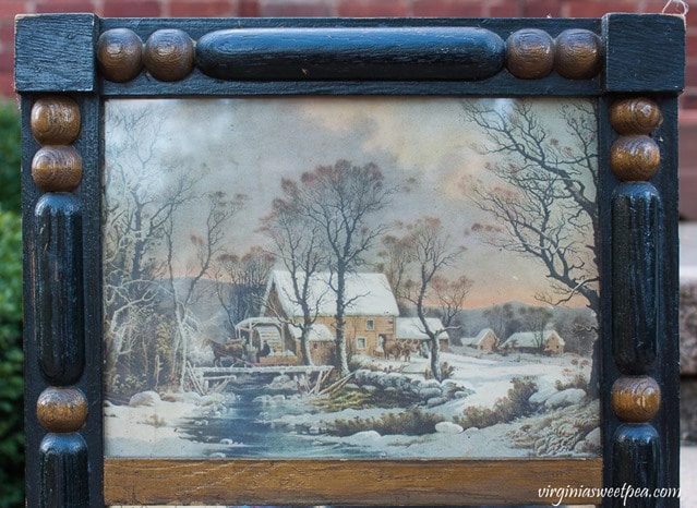 Currier and Ives Mirror - virginiasweetpea.com