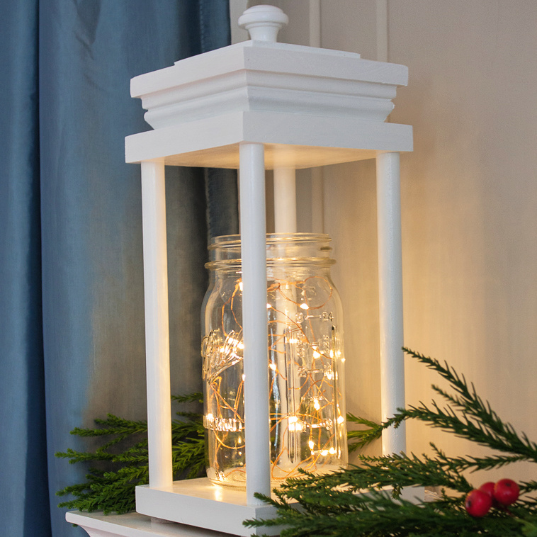 DIY Wood Lanterns for Christmas