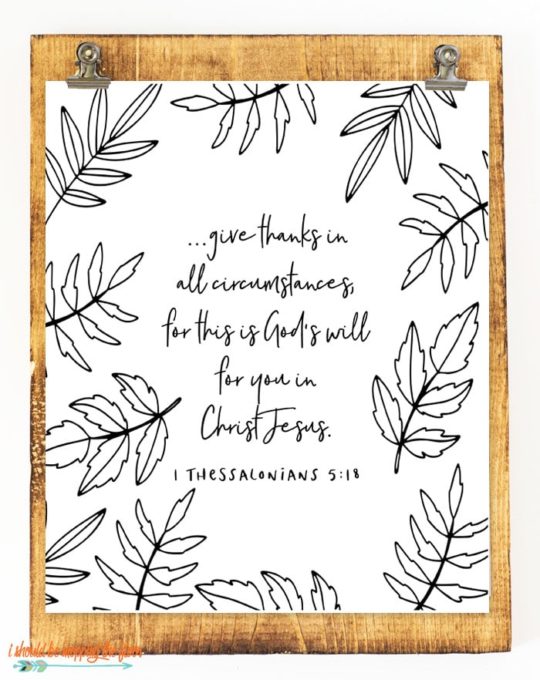 fall scripture printable