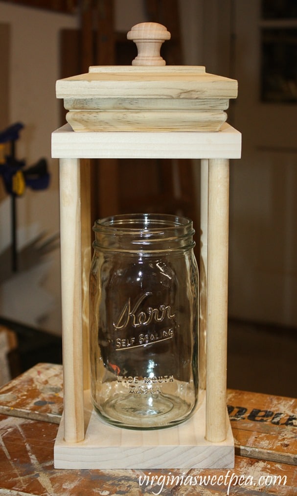 DIY Wood Lantern - Step-by-step Tutorial - virginiasweetpea.com