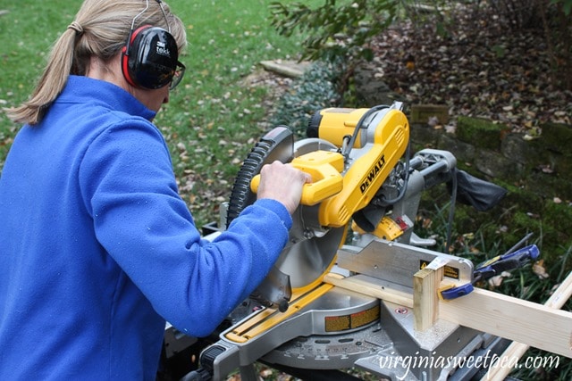 DIY Wood Lantern - Step-by-step Tutorial - virginiasweetpea.com