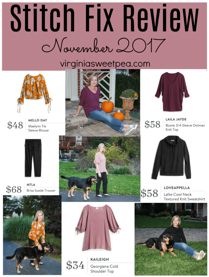 Stitch Fix Review November 2017 Fix 51 Sweet Pea
