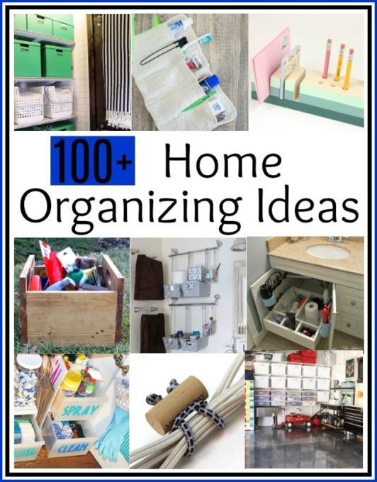 100 Organizing Ideas for the Home - Get ideas for organizing nearly every area of your home. virginiasweetpea.com